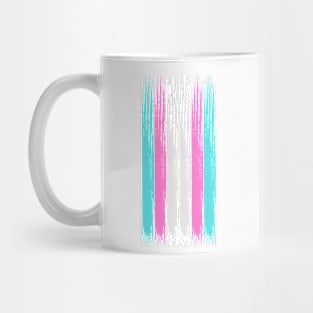 Pride Collection - Transgender Pride Flag (Paint Streak/Vertical) Mug